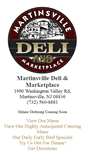 Mobile Screenshot of martinsvilledeli.com